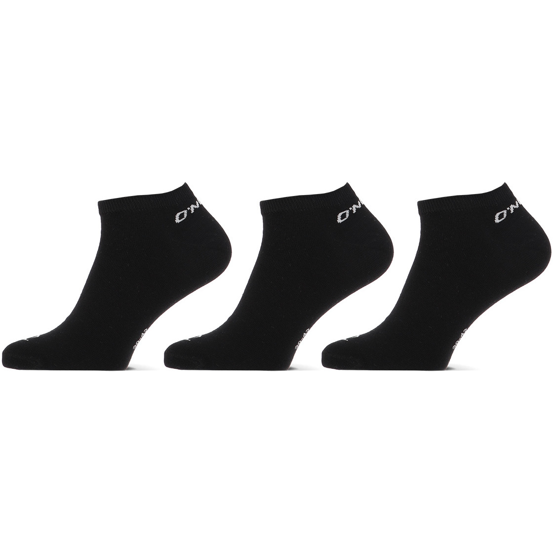 2025 O'Neill 3-Pack Meias De Sneaker 730003 - Black